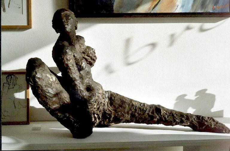 sculpteurs aubron eva terre cuite originale