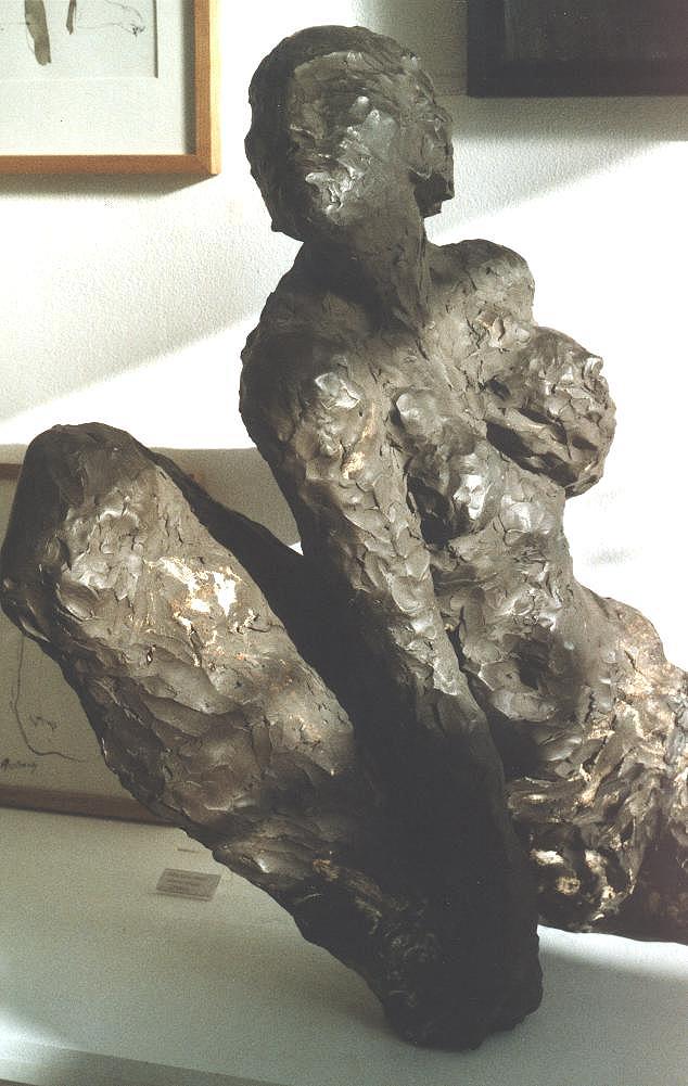 sculptors aubron eva terre cuite originale